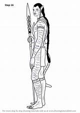 Avatar Jake Sully Drawing Draw Step Fi Necessary Improvements Finish Make Tutorials Drawingtutorials101 sketch template