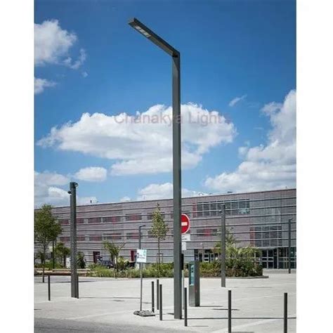 meter steel square decorative lighting pole  street rs  piece id
