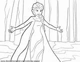 Elsa Coloring Queen Snow Fanpop Pages Frozen Colouring Color Sheets Princess Sheet Ice sketch template