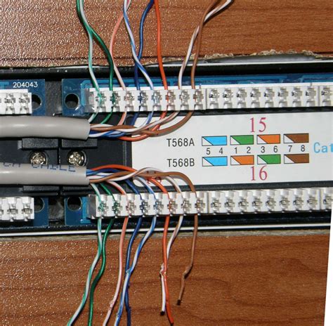 cat patch panel wiring