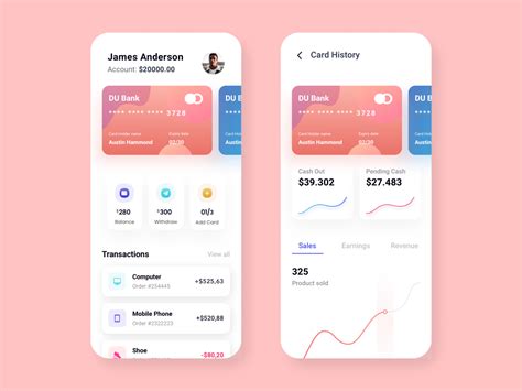 banking app ui design search  muzli