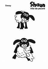 Timmy Sheep Shaun Coloring Baby Pages Time Stencil Tree Cartoon Books Piggies Silhouette Face Cute Colouring Characters sketch template