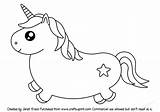 Unicorn Pages Cute Fat Coloring Template sketch template