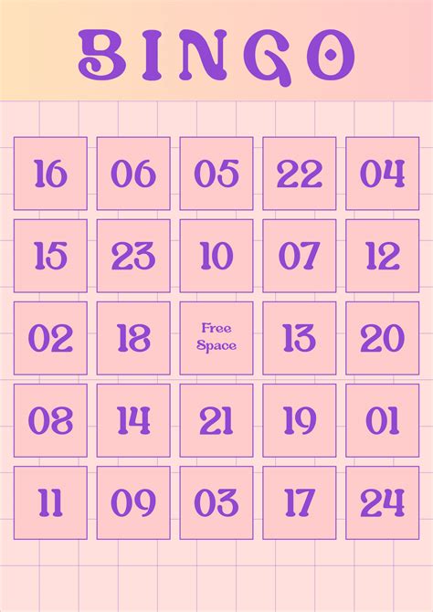 printable bingo cards   printable  templates