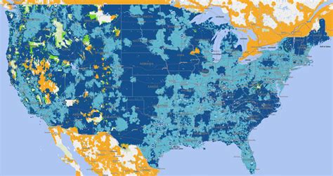 At And T Coverage Maps World Map