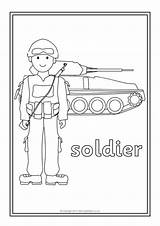 Occupations Colouring Coloring Pages Sparklebox Sheets Related Items Help Who sketch template