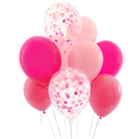 Pink Confetti Balloon Bundle Stag And Hen