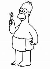 Homer Simpson Simpsons Coloriage Ausmalbilder Bart Lave Simson Homero Vorlage Denti Famiglia Erstaunlich Stampare Libri Malvorlage Fensterbilder Ausmalbild Colorier Buch sketch template
