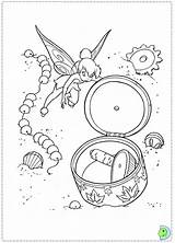 Dinokids Tinkerbell Coloringdisney sketch template