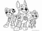 Coloring Pages Mighty Chase Skye Pups Marshall Xcolorings Noncommercial Individual Print sketch template