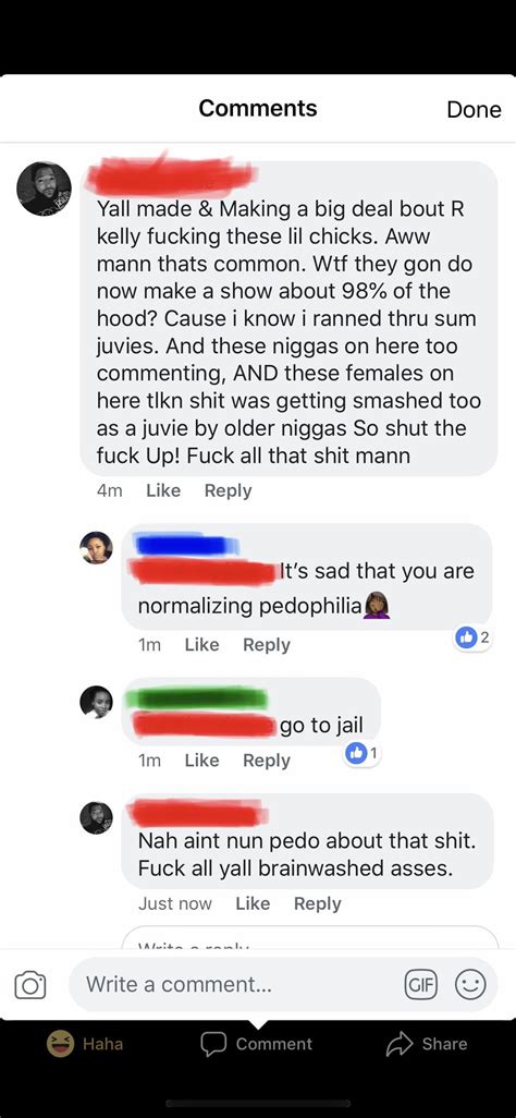 guy admits to having sex with minors and tries to justify it on a post