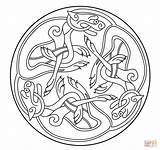 Celtic Pages Coloring Knotwork Getcolorings Knot Good sketch template