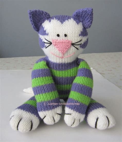 Free Knitted Cat Pattern Share Kitty Knitting Bee