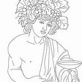 God Greek Coloring Dionysus Wine Chronos Titan Time Pages Hellokids Eros sketch template
