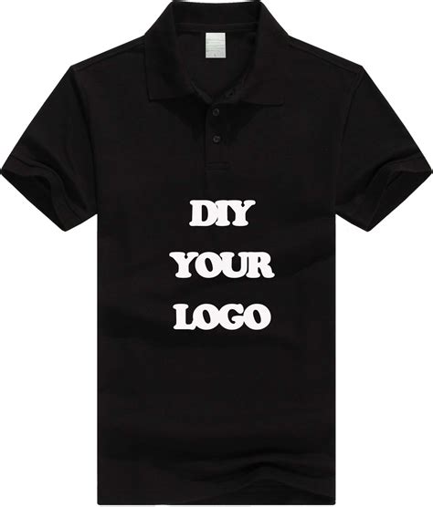 fashion cotton men women camisa custom logo polo shirt short sleeve print work shirts embroidery