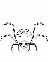Coloring Spider Pages Categories Halloween Spiders sketch template