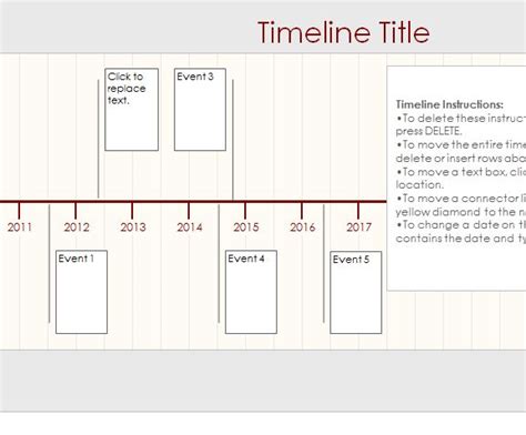 timeline template sheet  excel templates