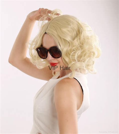 Factory Outlets Hot Sale Sexy Short Curly Blonde High Quality Synthetic