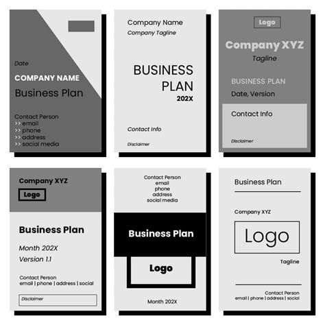 business plan cover page complete guide examples company plan