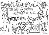 Olympics Winter Coloring Pages Activities sketch template