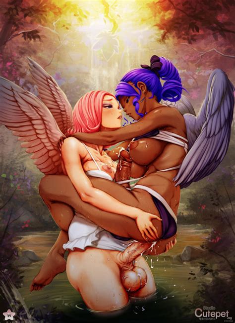 rule 34 angel angel cecilia angel minerva breasts cecilia cum cum