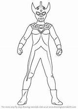 Ultraman Ginga sketch template