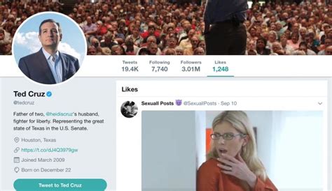 Ted Cruz Breaks Twitter After His Personal Verified