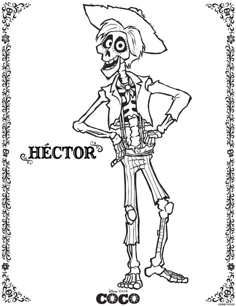 disney pixars coco preview  coloring pages   family fun craft