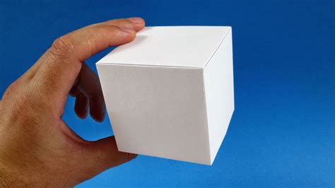 paper cube easy origami youtube