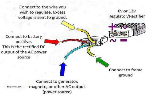 motorcycle voltage regulator diagram