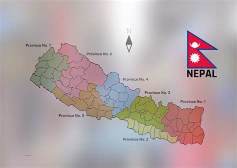 Physical Map Of Nepal