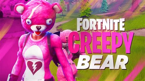 new creepy bear outfit in fortnite battle royale youtube