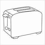 Toaster Easydrawings sketch template