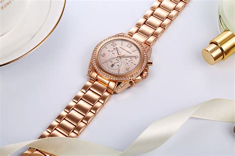 hm 1107 hannah martin 40mm fashion diamond rose gold wrist watch women