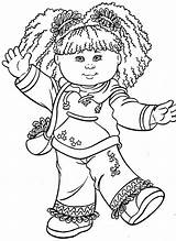 Coloring Pages Kids Happy Child Cabbage Printable Patch Kid Girl Color Books Sheets Cartoon Getcolorings Adult sketch template