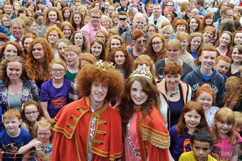 Irish Redhead Convention Gingerness Celebrated At Quirky