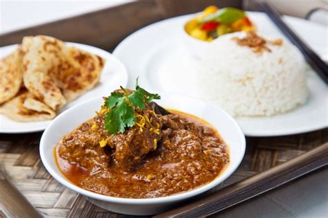 beef rendang served with steamed rice sassy hong kong
