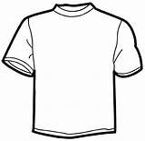 Shirt Template Blank Cliparts Polo Colouring sketch template