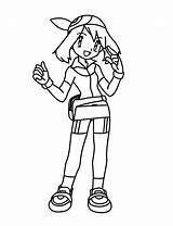 Pokemon Trainer Coloring Pages Trainers Advanced Printable Colouring Color Tv Series Getdrawings Characters Getcolorings Picgifs Humans sketch template