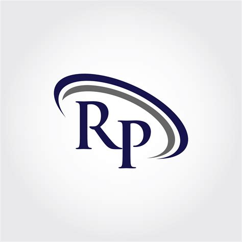 monogram rp logo design  vectorseller thehungryjpeg