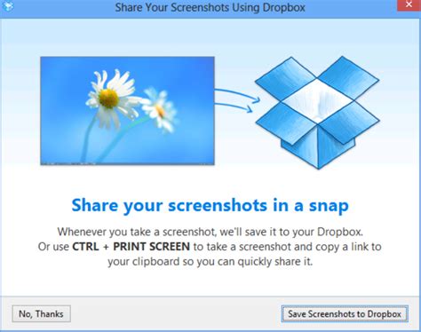 dropbox adds screen capture sharing