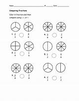 Fractions Comparing Fraction Desalas sketch template