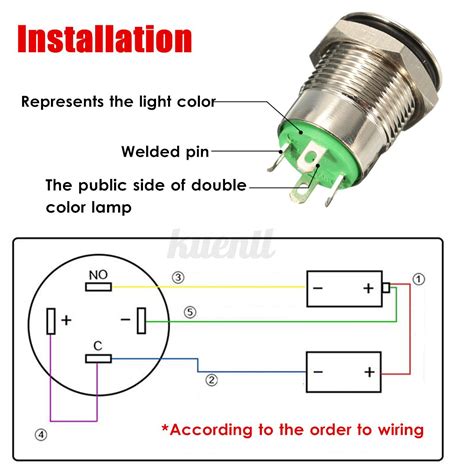 mm  led power momentary push button switch  car motorcycle compurter ebay