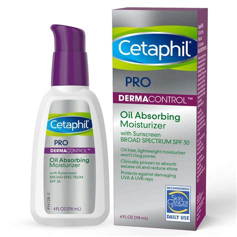 cetaphil pro dermacontrol oil absorbing moisturizer spf  oz