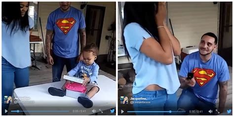 2 year old helps dad propose to mom and it s the cutest thing ever sammiches and psych meds
