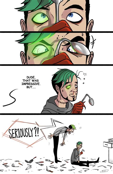 There Is No Spoon By Maskman626 Jacksepticeye Darkiplier And