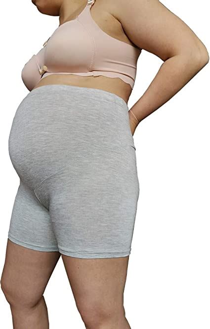 maternity shapewear shorts high waisted mid thigh pregnancy seamless