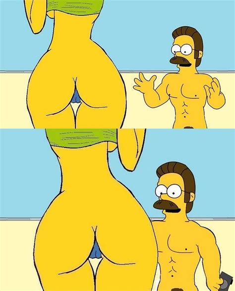 pic717582 marge simpson ned flanders the simpsons simpsons adult comics