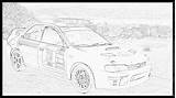 Rallye Subaru Coloriages Danieguto sketch template