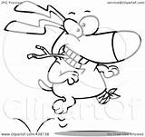 Legged Dog Cartoon Fetch Playing Three Toonaday Outline Illustration Royalty Rf Clip Ron Leishman 2021 sketch template